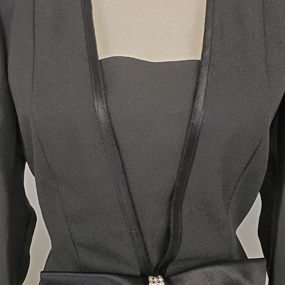 VINTAGE Formal Dress/Skirt Suit EUC Blk 5/6-8 - Picture 6 of 16